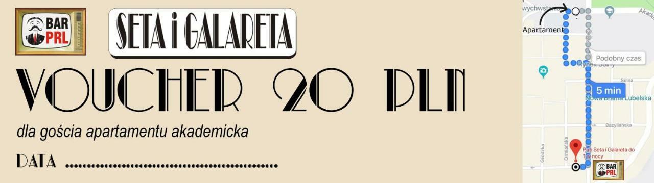 Apartament Akademicka Zamość Exteriör bild